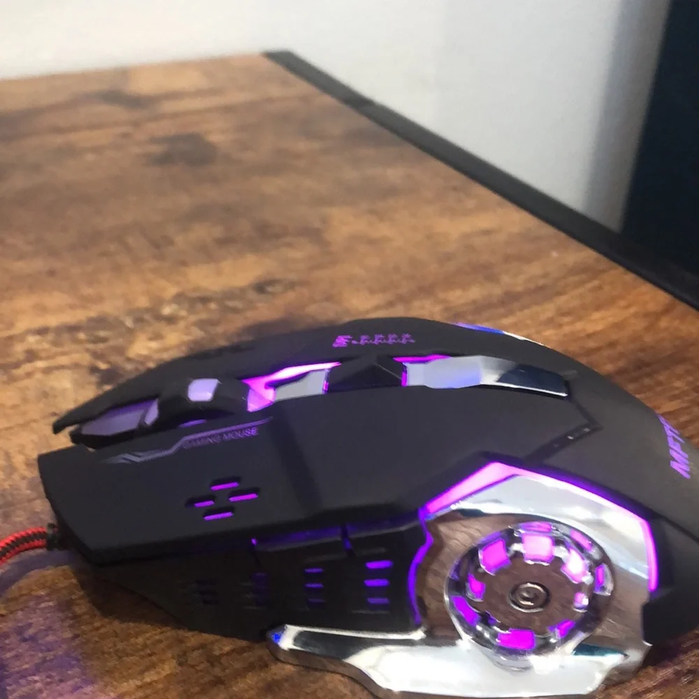 Light-up keyboard & mouse for competitive gaming.
